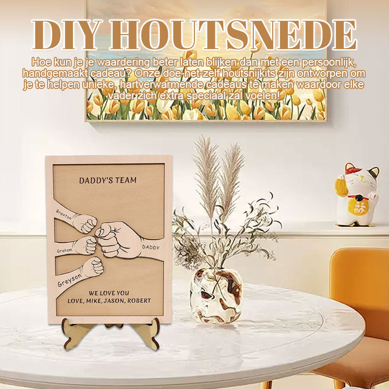 💖Vaderdagaanbieding✨DIY houtsnede-ornamenten